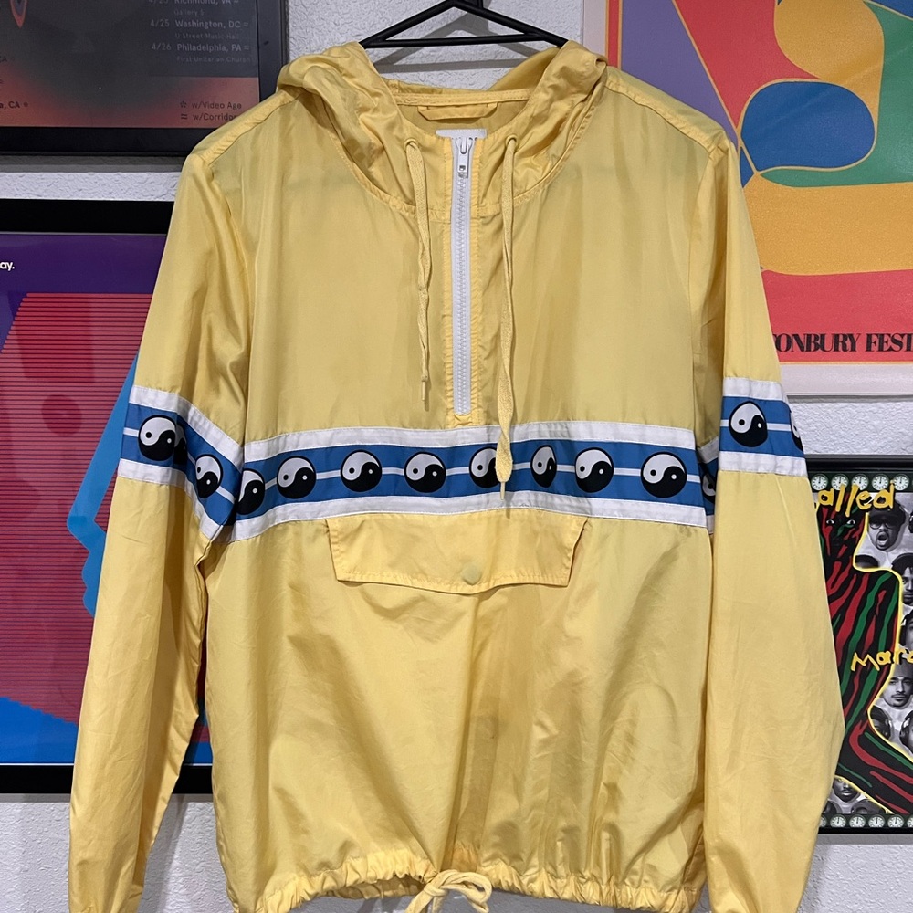 Yellow Empyre Yin Yang Windbreaker Jacket